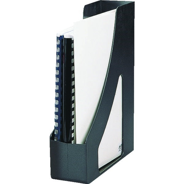 File-Magazine, Plastic Orderly, Black - 00434
