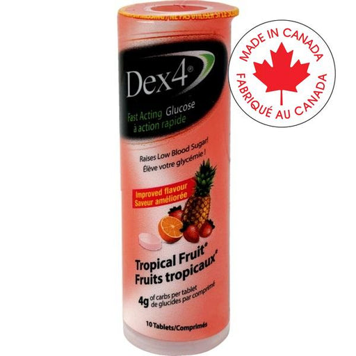 Glucose Tablets-Dex4 Fast Acting 4G  10/Pk - 006-314V