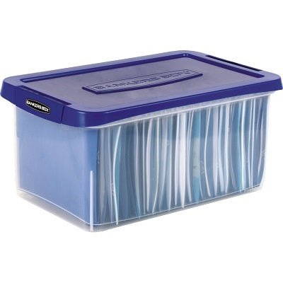 File Box-Plastic Bankers Box, Heavy Duty 20" Letter - 0086102