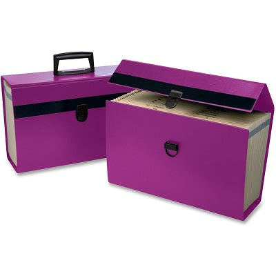 File-Portable, Portafile 19-Pocket Expanding, Purple - 01157