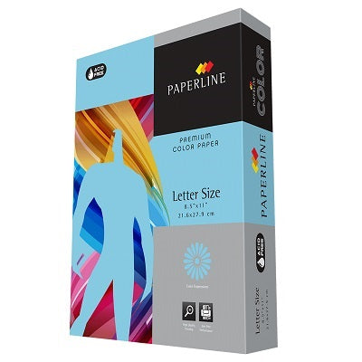 Paper-Paperline Colour, Letter 20Lb Blue - 01309