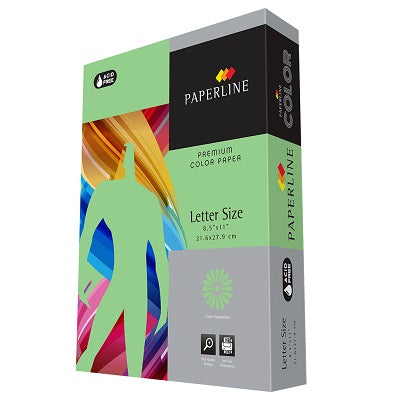 Paper-Paperline Colour, Letter 20Lb Green - 01311