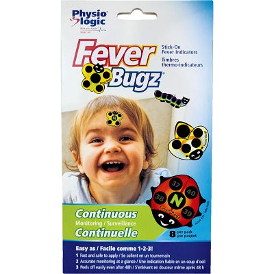Thermometer-Fever Indicators, Stick On, Fever-Bugz 8/Pk - 016-700