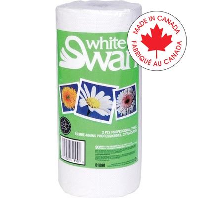 Paper Towel-White Swan, 2-Ply 90 Sheets 24/Ct - 01890