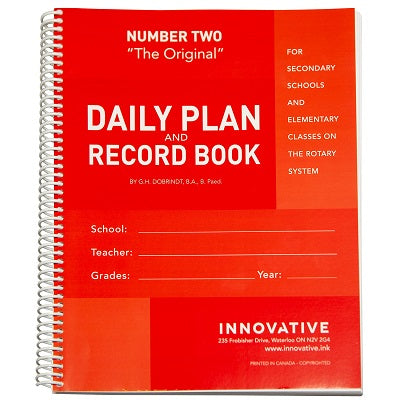 Planner-Teacher Plan & Record, Secondary Red - 02-0100