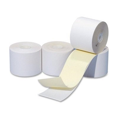 Add Roll-2-Ply Ncr 2-1/4" X 3" (100') White/Canary - 0303-20002