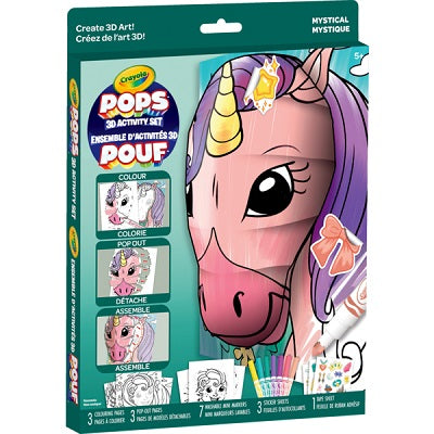 Activity Set 3D Pop, Crayola Mystical - 04-1854