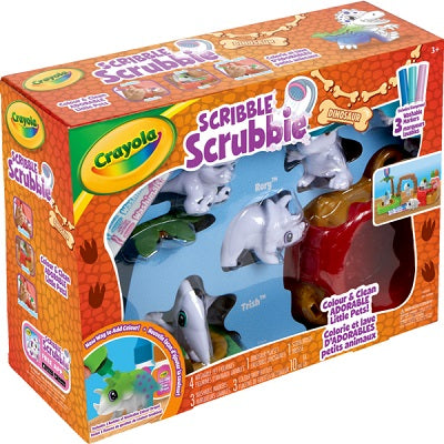 Scribble Scrubbie Set, Crayola, Dinosaur - 04-5298