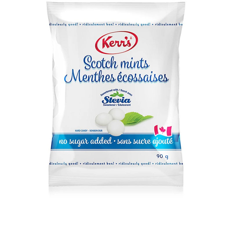 Candy-Kerr'S No Sugar W/ Stevia, Scotch Mints 90G. - 04919