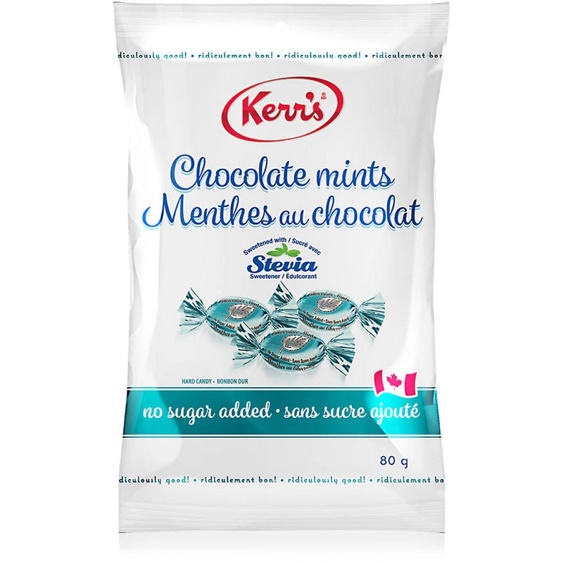 Candy-Kerr'S No Sugar W/ Stevia, Chocolate Mints 80G. - 04965