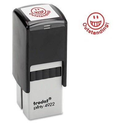 Stamp-Printy, Teacher, Small, Outstanding! - 05420