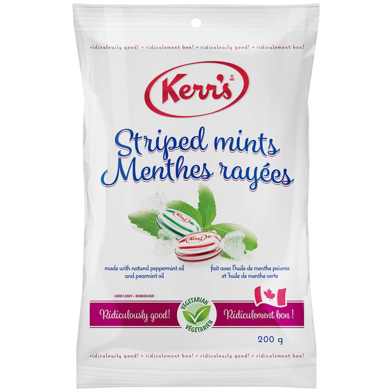 Candy-Kerr'S Striped Mints 200G - 06313