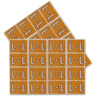 Labels-Alphabetic Colour Code, L  Light Brown - 06612