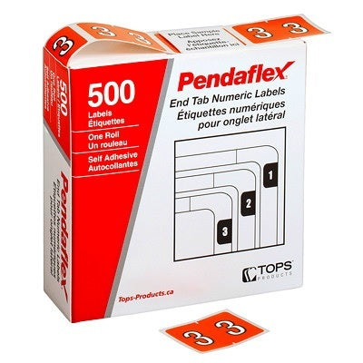 Labels-Numeric Colour Code, 3  Dark Orange - 06633