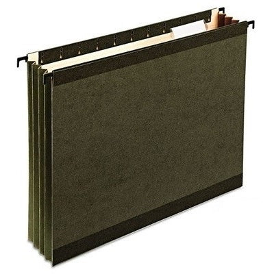 File  Pocket-Hanging, Surehook, Legal, Standard Green 4/Pack - 09317