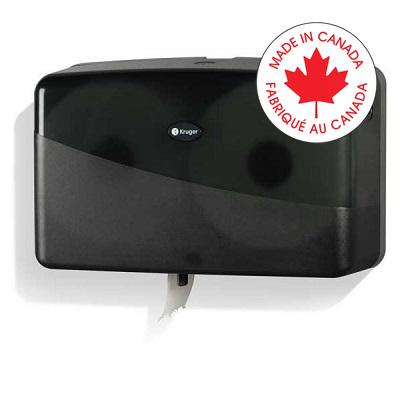 Toilet Paper Dispenser-Noir Mini-Max Jbt, Smoke Black - 09655