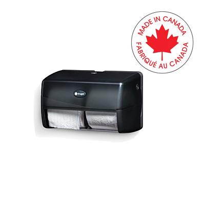 Toilet Paper Dispenser-Noir Micro-Max Twin,Small Core, Black - 09656