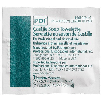 Hand Cleaning Towelette-Castile Soap 100/Bx - 100172