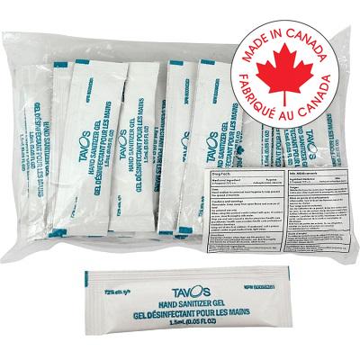 Hand Sanitizer-First Aid Single Use 50/Pack - 100290-50