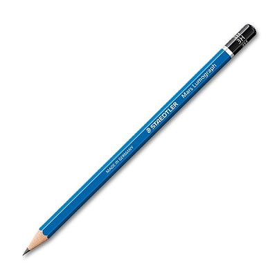 Pencils-Drawing Mars Lumograph, 3H  6/Bx - 100-3H