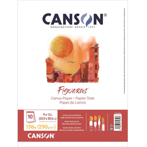 Canvas Paper Pad-9X12, Foundation Canva-Paper, 10 Sheet - 100510841