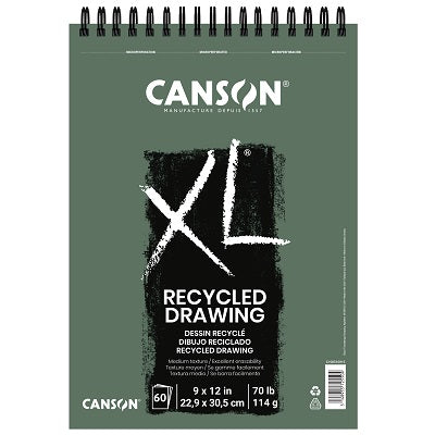 Drawing Book-Coil, Xl Recycled 9X12 Top Bound, 60 Sheet - 100510915