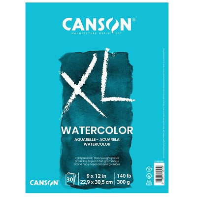 Watercolour Paper Pad-9X12,  Xl Fold Over, 30 Sheet - 100510941