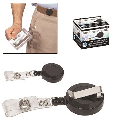 Badge Reel-Klip-N-Pull 24" Retractable - 1008-7592-00-000