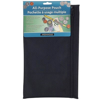 Pouch-Deposit Bag, Zip, 12" X 17-1/2" Nylon - 1008-9690-00-000