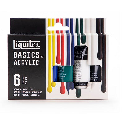 Paint-Acrylic Liquitex 6 X 22 Ml. Tubes - 101501