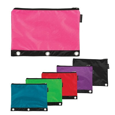 Pencil Case-3-Ring Binder, Nylon Assorted - 1015-4360-00-000