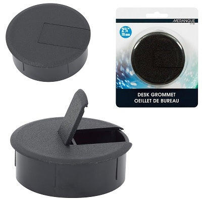 Grommet-Desk, 2.75" / 70Mm Diameter, Black - 1020-8431-20-000