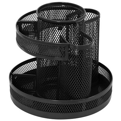 Desk Organizer-Circular Mesh Holder, Black - 1025-0550-20-000