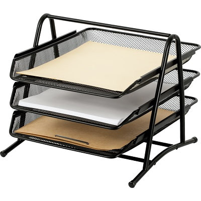 Desk Tray-Mesh, 3-Tier, Black - 1025-4252-20-000