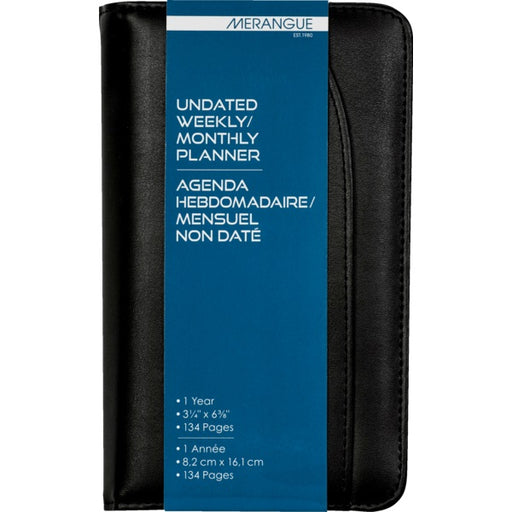Planner-Undated Weekly/Monthly, 3-1/4" X 6-1/4" 134 Pages - 1028-0940-00-000