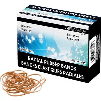 Rubber Bands-1/4 Lb. Box #107 5/8" X 7" - 1036-0192-00-000