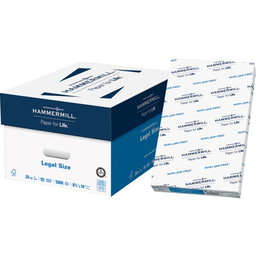 Paper-Hammermill Copy, Legal 20Lb. 92 Bright - 105015