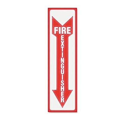 Sign-Glow In Dark 4X13 Fire Extinguisher - 10736-04793