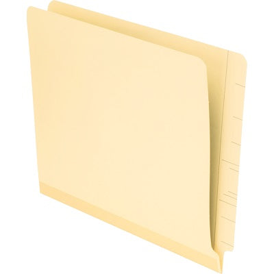 File Folder-End Tab, Reinforced Letter Manila 100/Box - 11035
