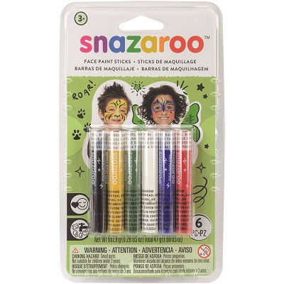 Face Paint Kit-Snazaroo, 6 Sticks  (1180100) - 1172074