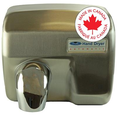 Hand Dryer-Frost, Automatic 220 Volts, Stainless Steel - 1190-1