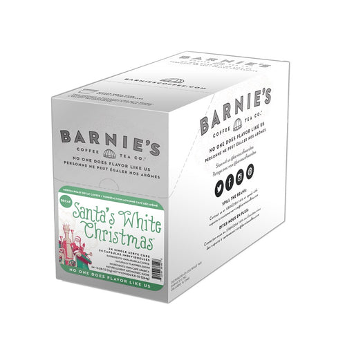 Coffee-K Cup Barnie'S Decaf Santas White Christmas Med Roast - 11MI170-DECSANTA24CT