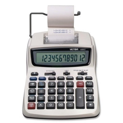 Calculator-Printing Ac 12 Digit 2- Colour 2.3Lps - 1208-2