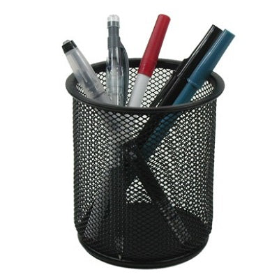 Pencil Cup-Mesh Black - 12221