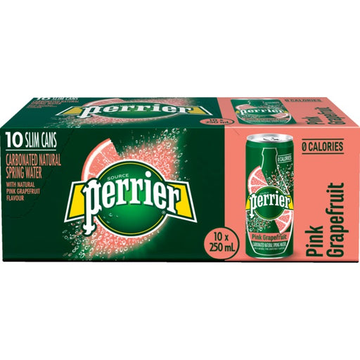 Water-Perrier Spring Grapefruit 250Ml 10/Ct - 12243655