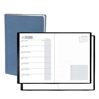 Planner-Weekly, Note 21 8-1/4X6 Bilingual Blue 2025 - 12265B05