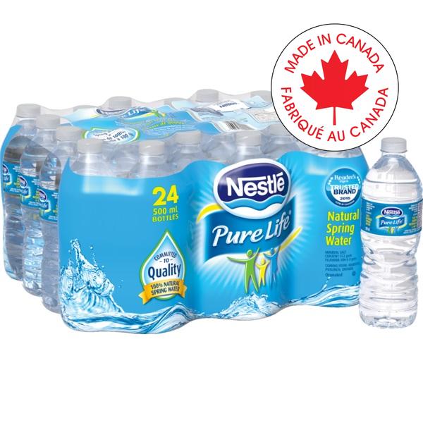 Water-Nestle Pure Life, 500Ml 24 Bottles/Ct (00014) - 12269285