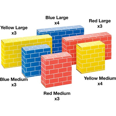 Building Blocks-Bankers Box, At Play 20/Pack - 1230802