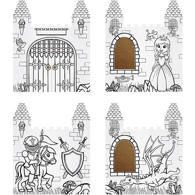Playhouse-Bankers Box, Colour In, Castle Playhouse - 1231401