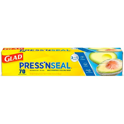 Plastic Wrap-Glad Press 'N Seal, 70 Square Feet - 12587-70441